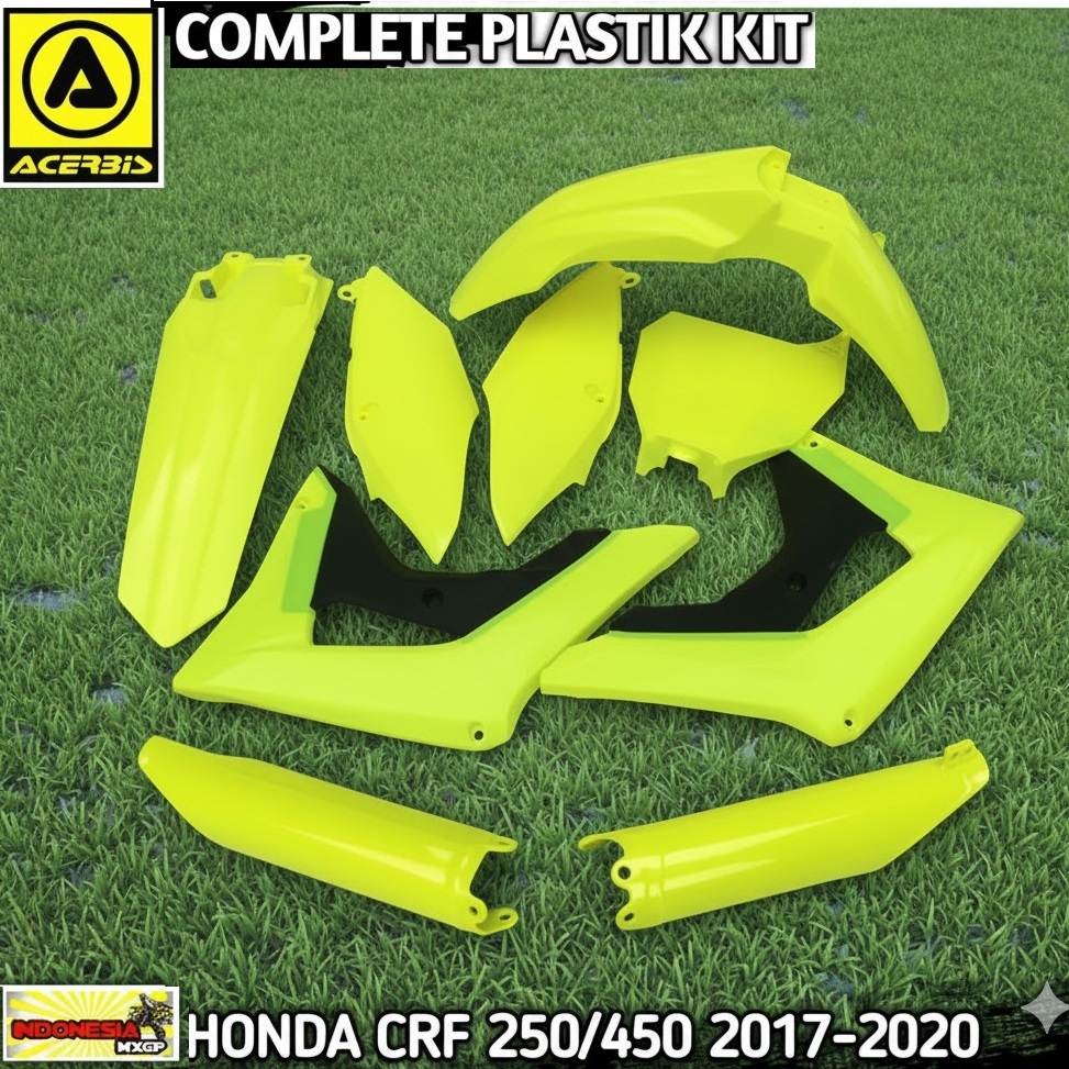 HONDA CRF 250 450 R 2017 2018 2019 2020 2021 - ACERBIS COMPLETE PLASTIK KIT - COVER BODY FULL SET MO