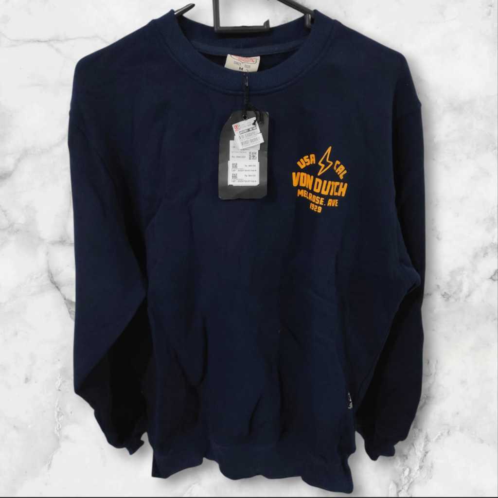 Sweater Crewneck Unisex 1367 Von Dutch Original | Kaos Lengan Panjang Original Branded Mall