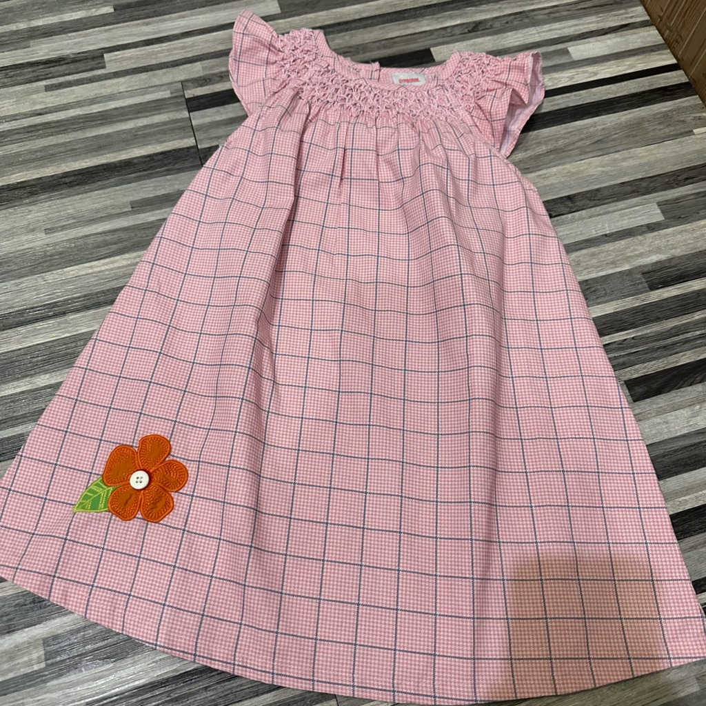Smocked Dress Anak Perempuan Size 3 Tahun Like New