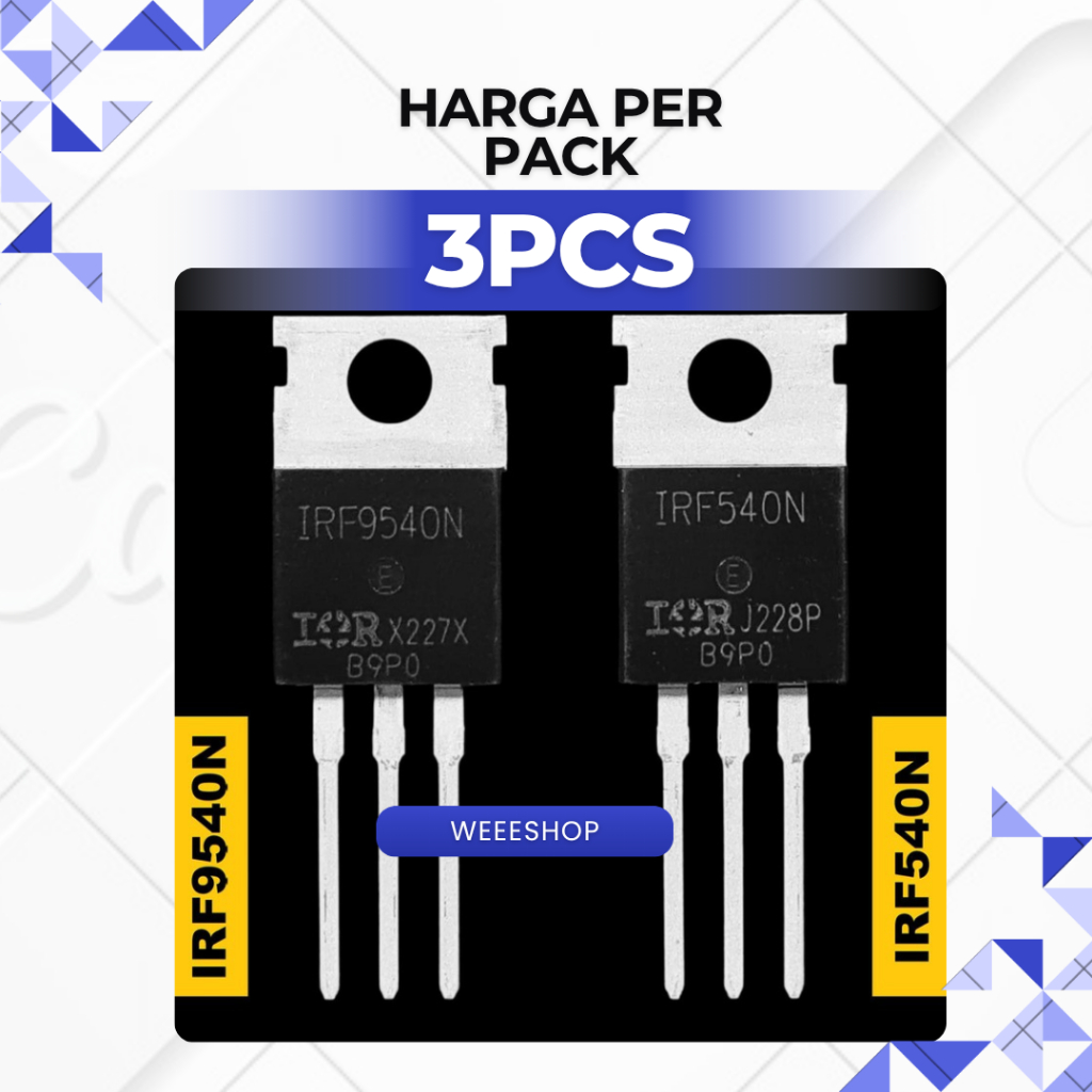 POWER MOSFET N/P CHANNEL IRF540N IRF9540N IRF540 IRF9540 IRF 540 9540