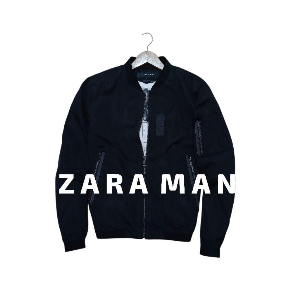 Jaket casual bomber keren ZARA MAN bekas pakai