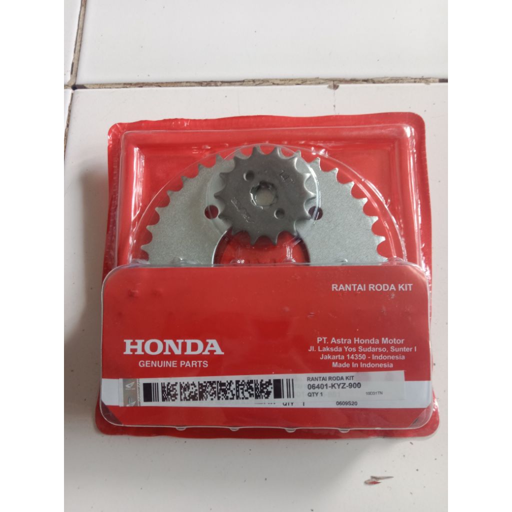 Gear set Honda supra x125 helm in blade new 125 kyz kualitas Ori