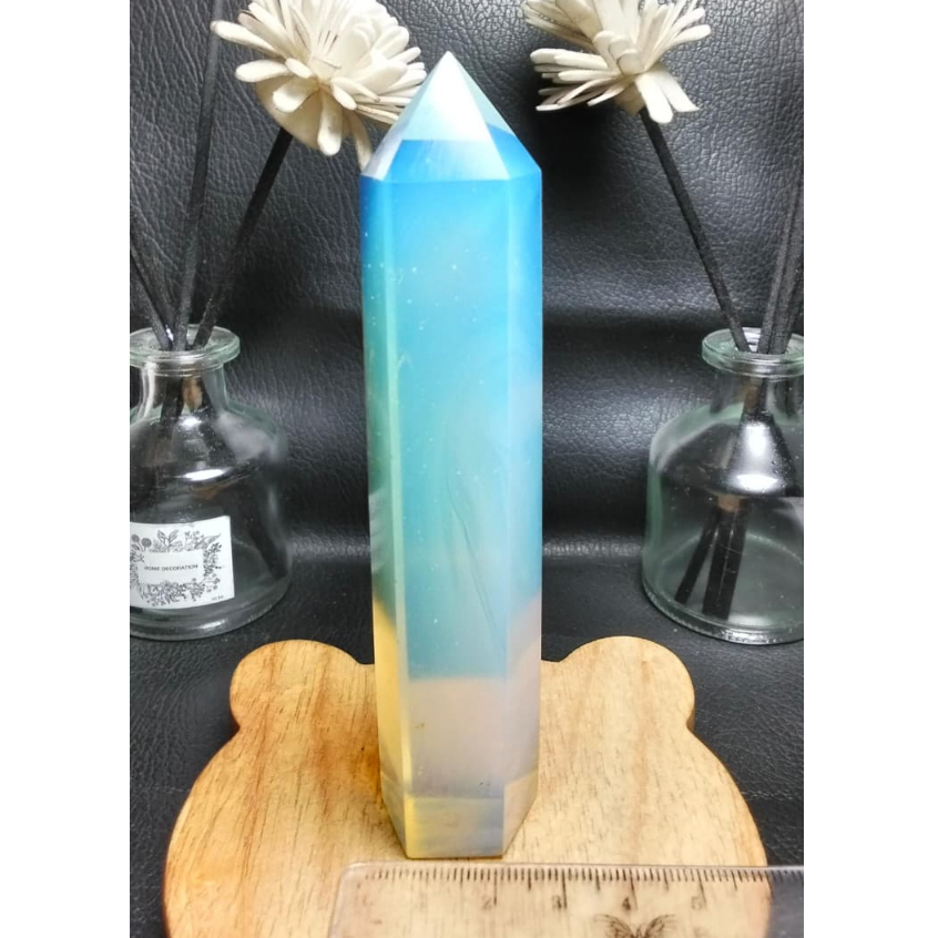 Opalite Obelisk Crystal Wand Tower Point (3)
