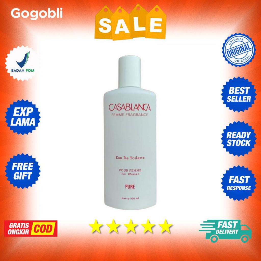 Casablanca Eau De Toilette Femme Pure 100ml Parfum Segar , Elegan - Terlaris