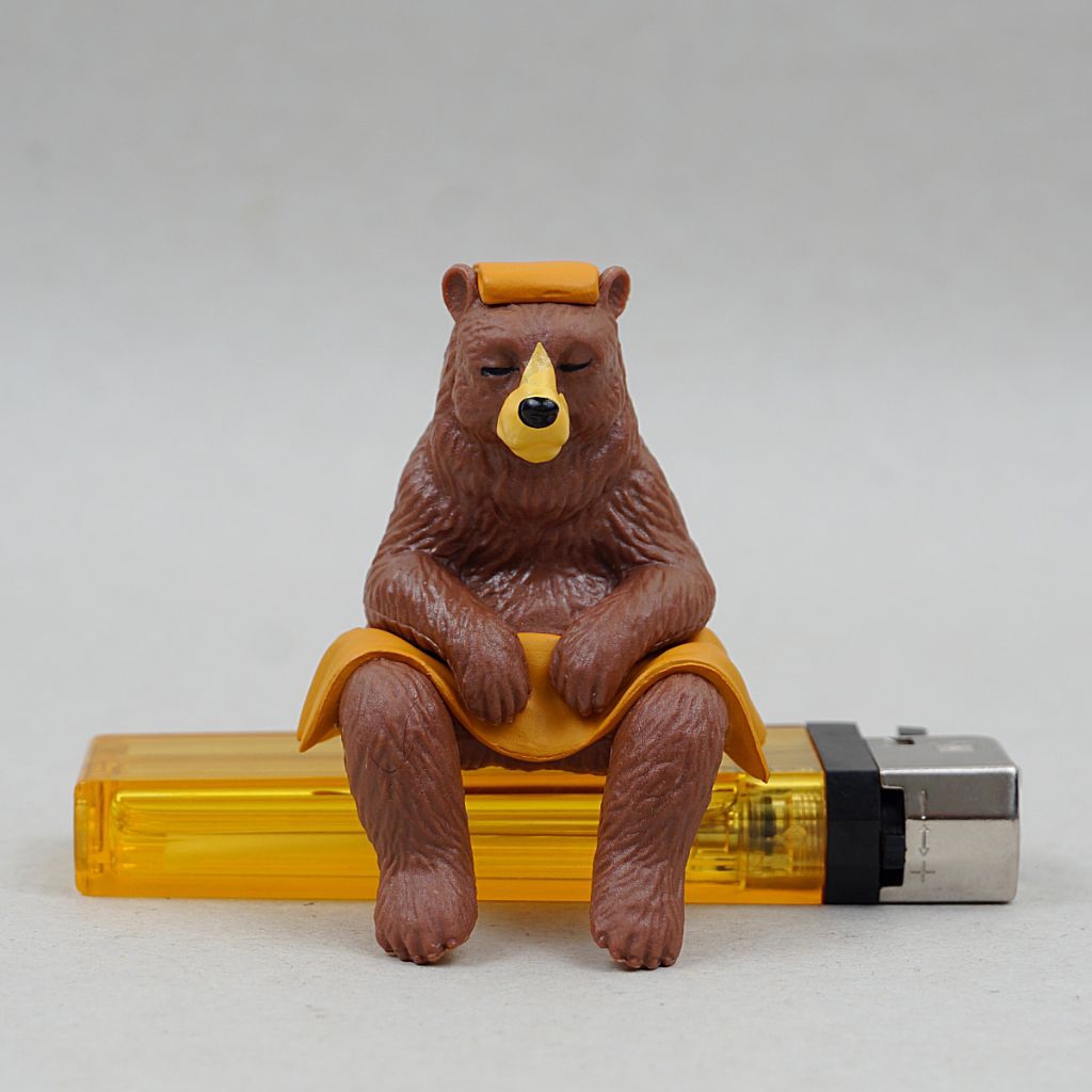 Bandai Animal Sauna Gashapon figure Bear