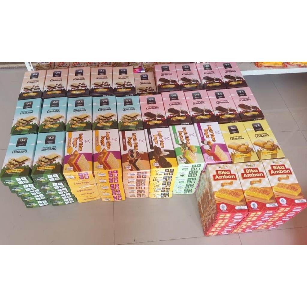 bolu susu lembang dan talas bogor