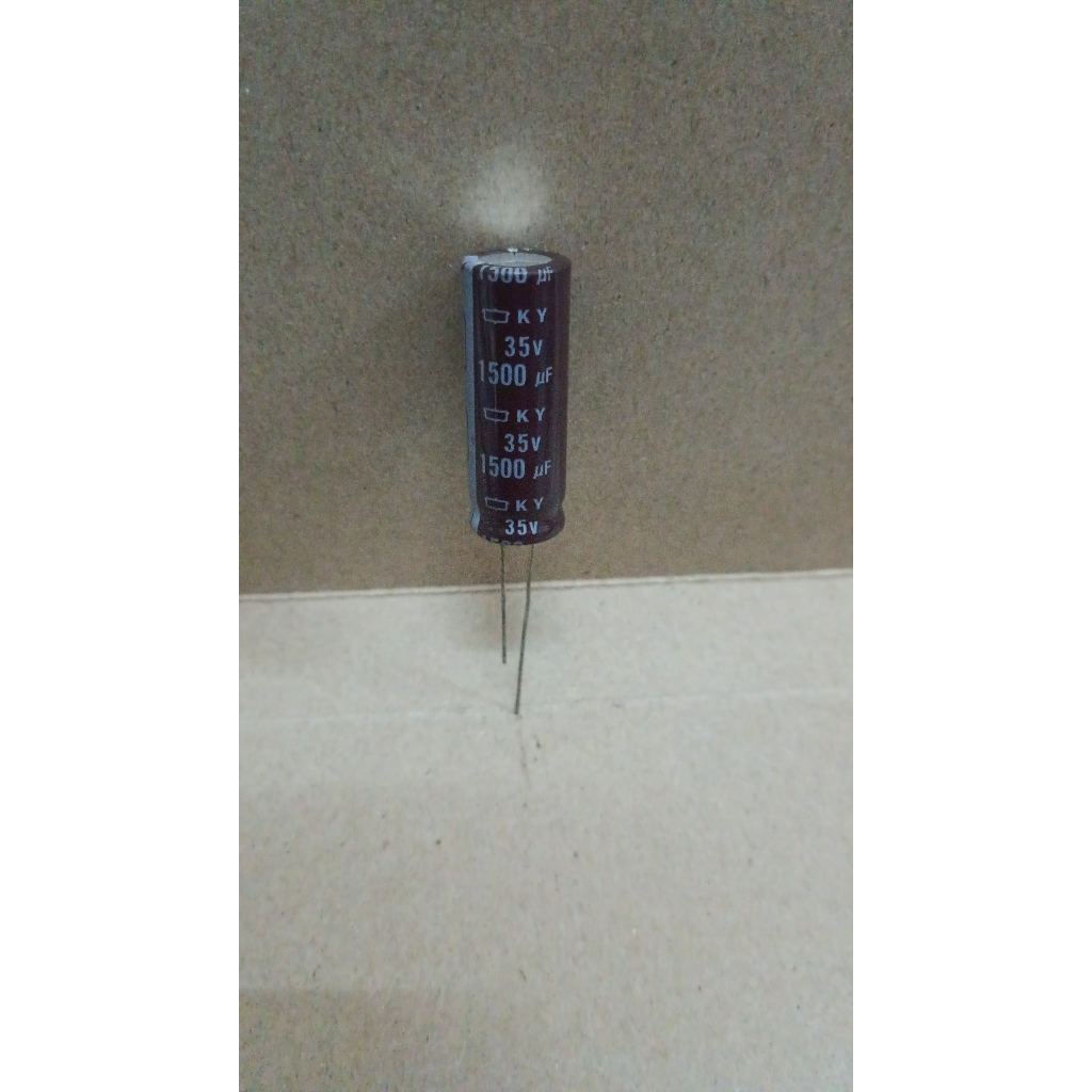 6367 kapasitor elco 1500uf 1.500uf 1500 1.500 uf 35v nippon