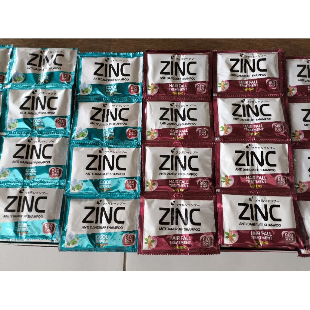 Zinc Men Shampoo 1 Renceng isi 24