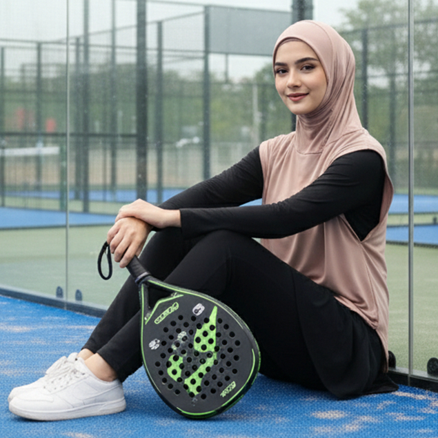 Aldira Outer Hijab Sport Olahraga