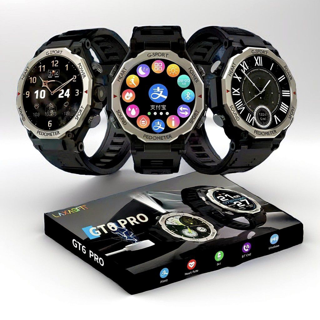 (Terlaris)PulsarFit jam smartwatch asli GT6pro Outdoor Sport | Bluetooth Telepon | Battery Awet | WA