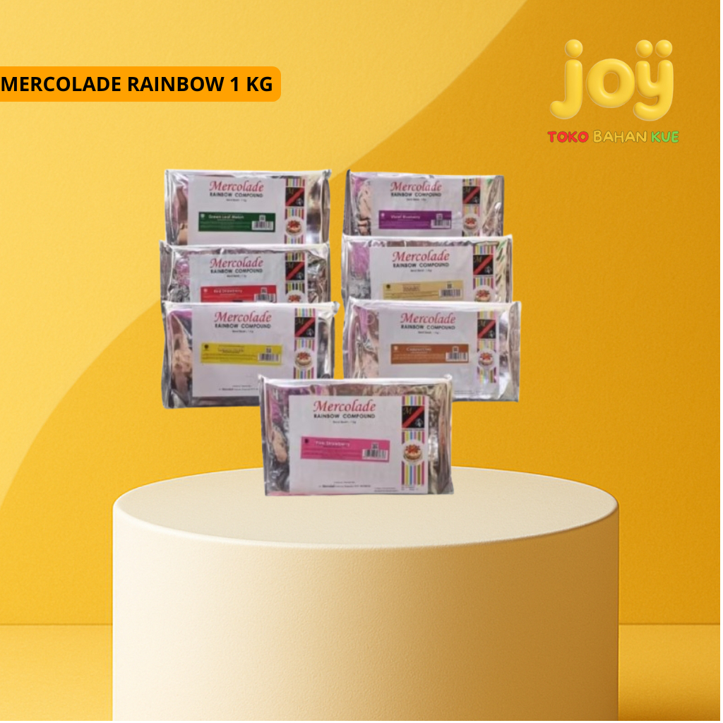 MERCOLADE RAINBOW 1 KG/ MERCOLADE COKLAT BATANG/ MERCOLADE WARNA/ MERCOLADE COMPOUND