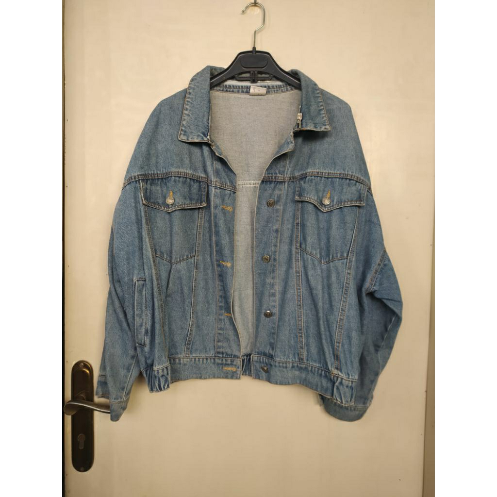 Preloved Jaket Denim Jeans Oversize