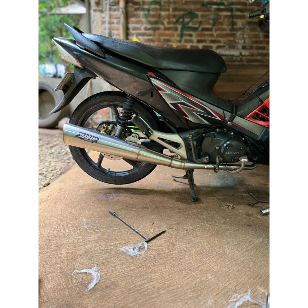 KNALPOT STANDAR RACING TSUKIGI KHARISMA-WAVE-SUPRA X125-SUPRA FIT NEW-SUPRA FIT OLD