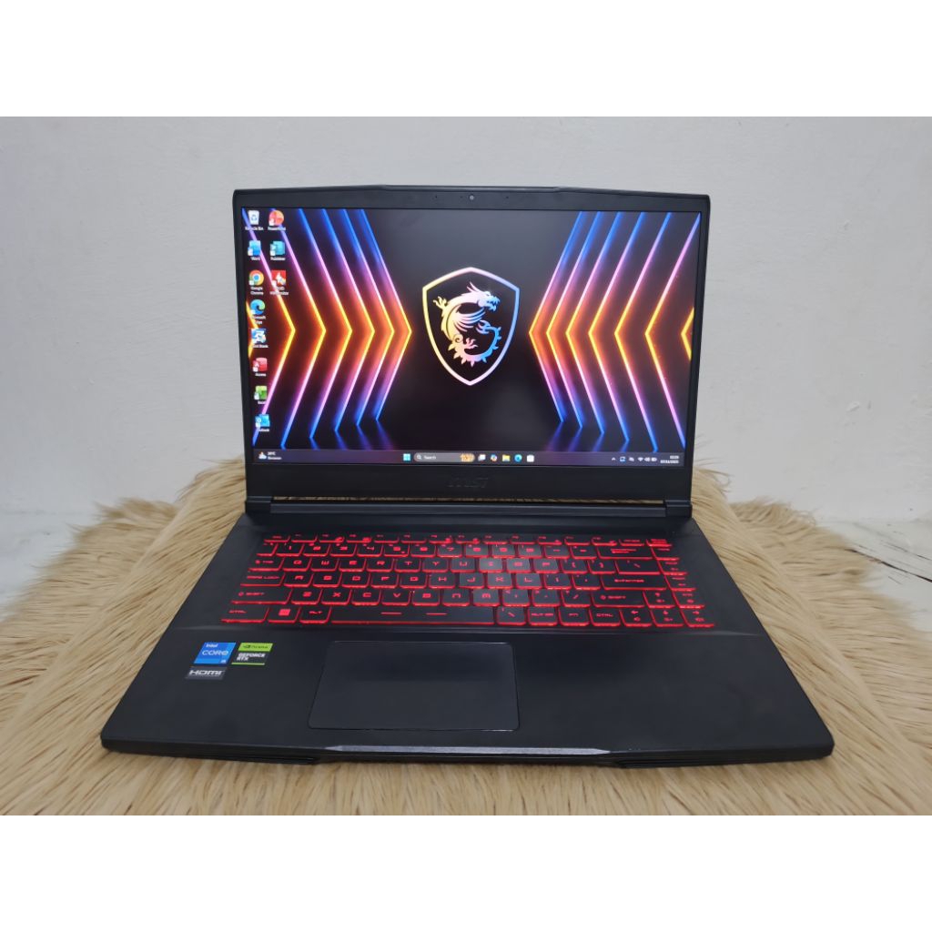 Laptop Gaming MSI E16R6IMS Core i5 Gen 11 Ram 8 Ssd 512 NVDIA RTX 2050