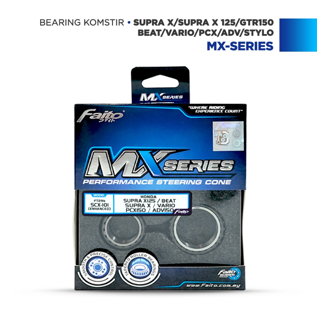 FAITO KOMSTIR MX SERIES SUPRAX/SUPRAX125/GTR150/BEAT/VARIO/PCX/ADV/STYLO