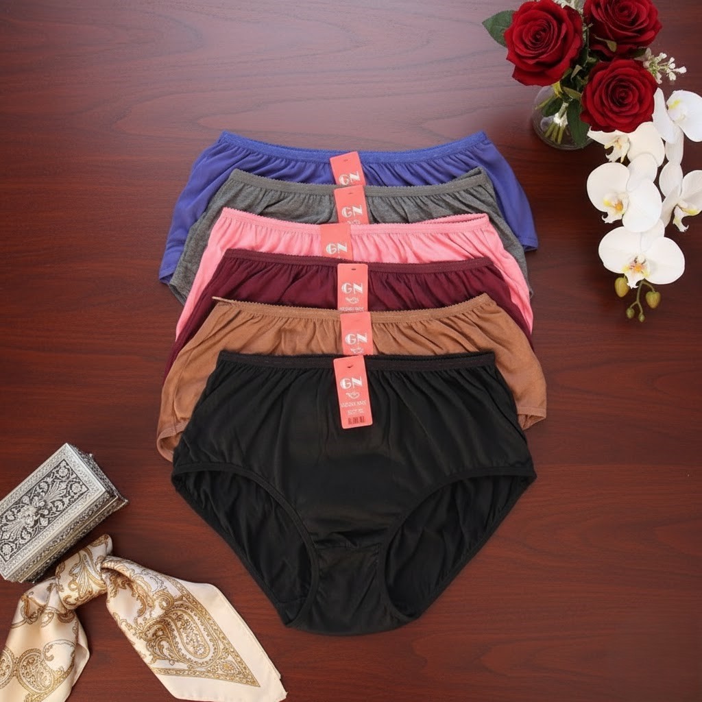 ( 6 PCS ) CD Golden Nick 939 Gelap M,L,XL,XXL | Celana Dalam Golden Nick 939 Warna Gelap | Celana Da