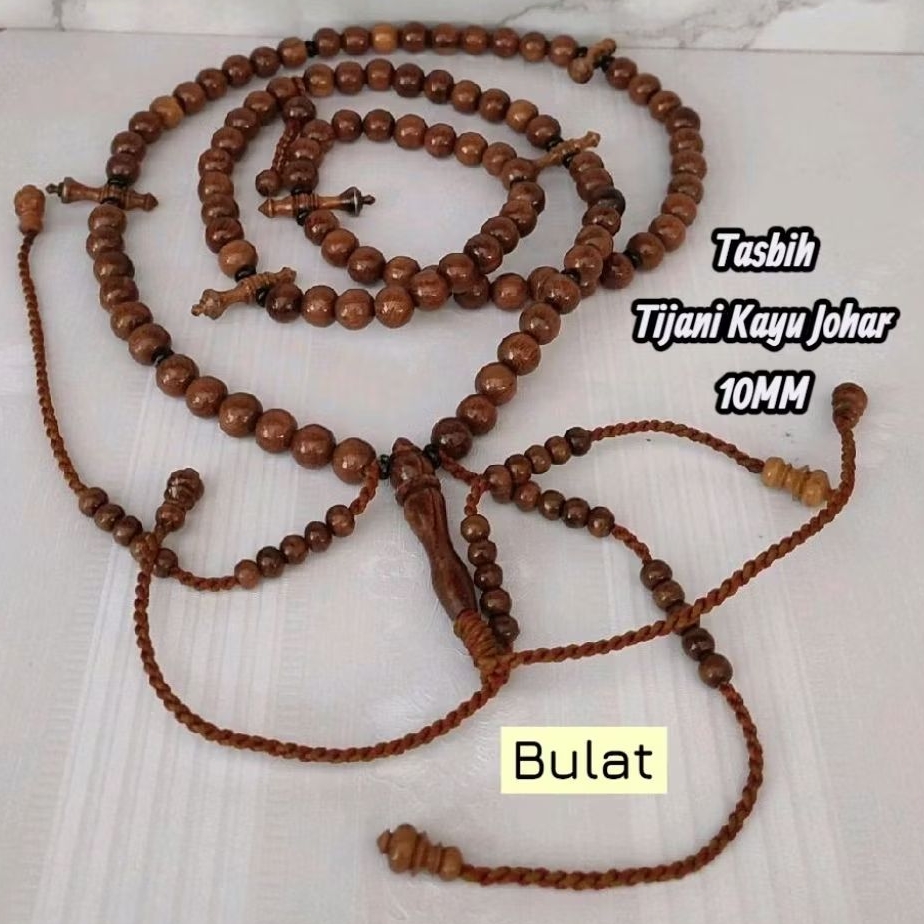 Tasbih Kayu, Tijani/Nasahbandi. Urutan 12/18/20. Kayu Hitam, Johar, Walikukun Vs Kopi, Gaharu, Kombi