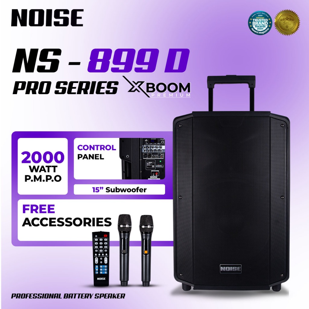 NOISE Speaker 899 D PRO 15 inch X-BOOM Professional Meeting Wireless