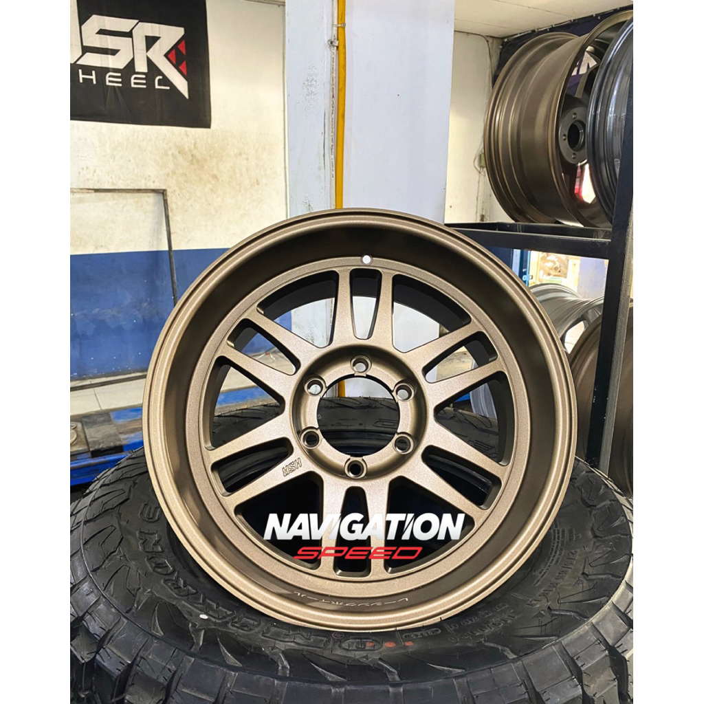 Pelak Mobil Ring 18 Lubang 6 Pajero Fortuner Hilux Triton Dmux Dmax dll HSR BLY01 Ring 18 Bronze