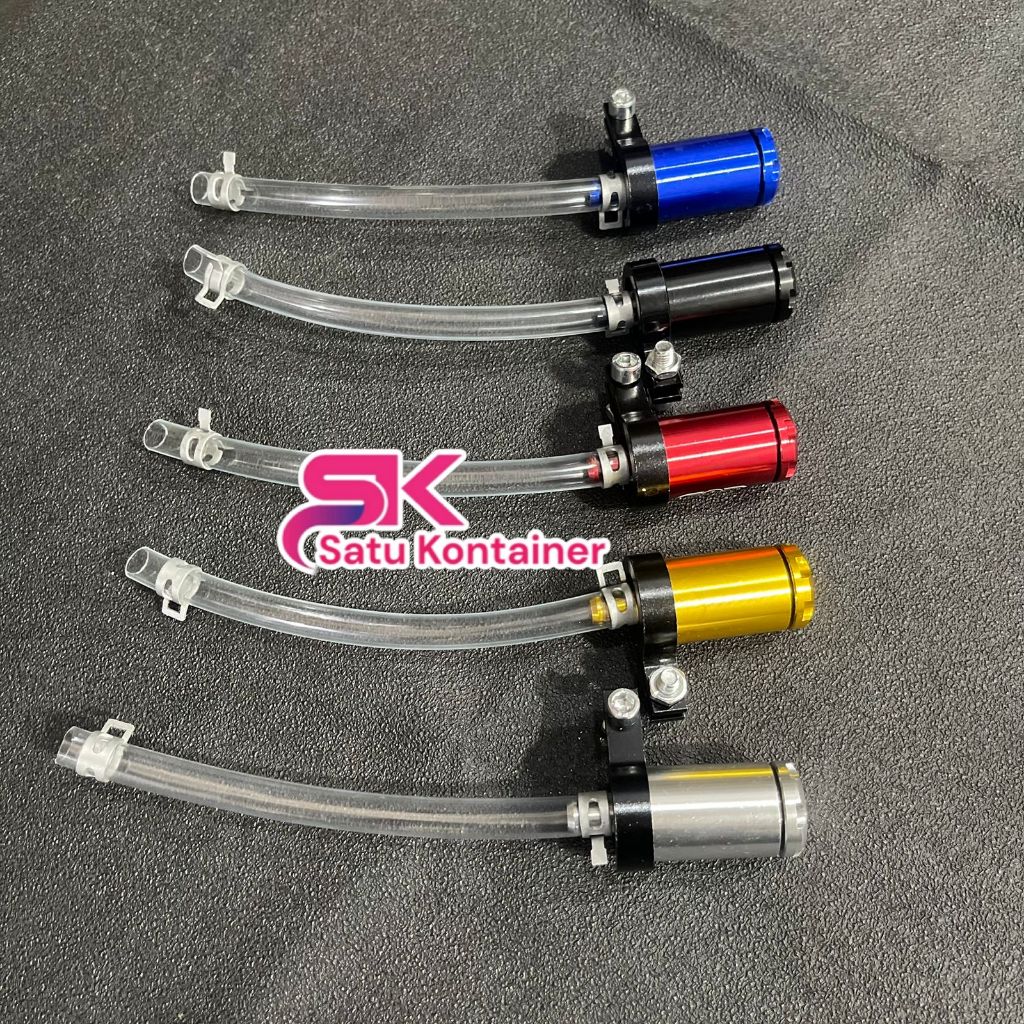 TABUNG MINYAK REM MASTER REM ATAS / DEPAN FULL CNC IMPORT dan ABS FREE SELANG 15CM TUBE DRAIN SELANG
