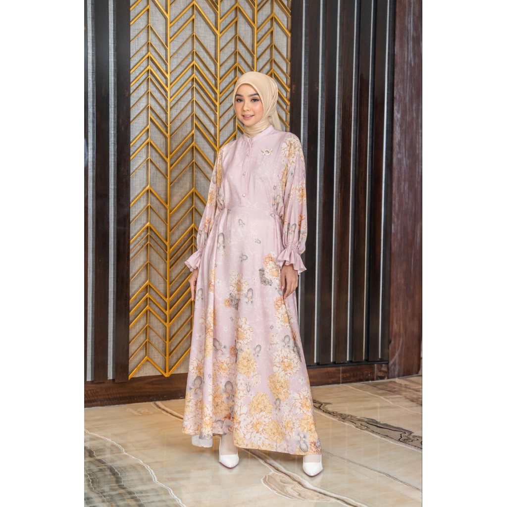 SALE NEW WT Namora Dress - Reverie (Size XXL) dari Brand Wearing Klamby