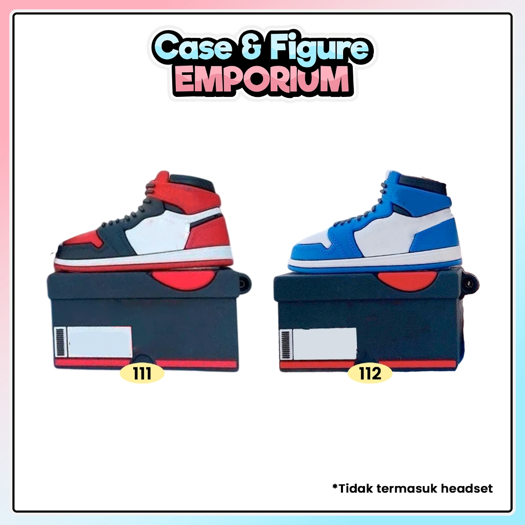 [ATP] Case Pods Pro 1 2 inpods i13 Gen 3 Karakter AJ Shoes Cover Silicone