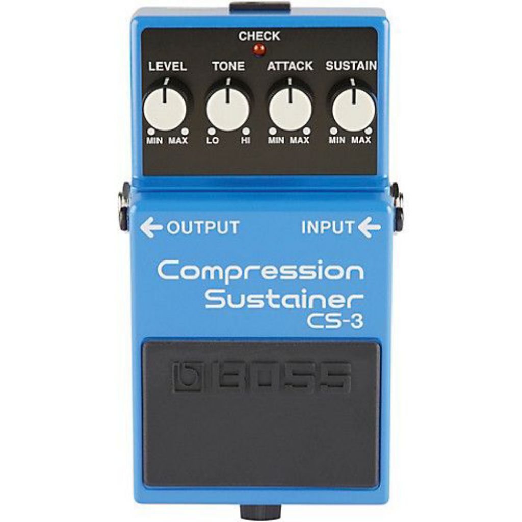 Efek Gitar Pedal Boss Compressor dan Sustainer