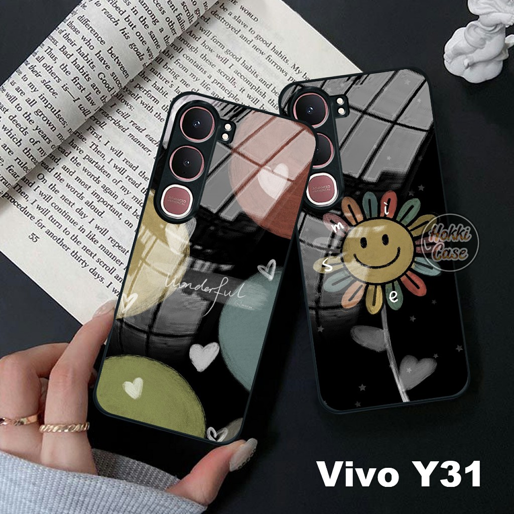 Case Vivo Y31 - Softcase Glass Vivo Y31 - Casing For Vivo Y31 - Silikon Vivo Y31 - Kesing Y31 - Hokk