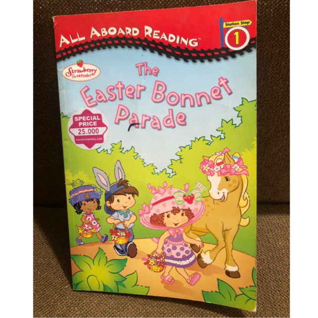 Pr3l0ved book: Strawberry Shortcake - THE EASTER BONNET PARADE - buku anak