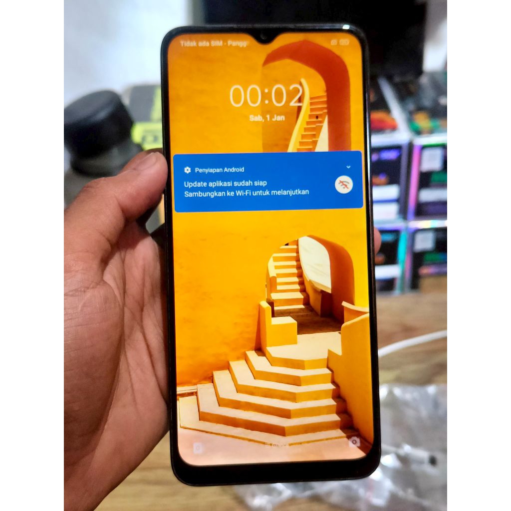 LCD TS TOUCHSCREEN FULLSET FRAME REALME 5I NORMAL ORIGINAL COPOTAN