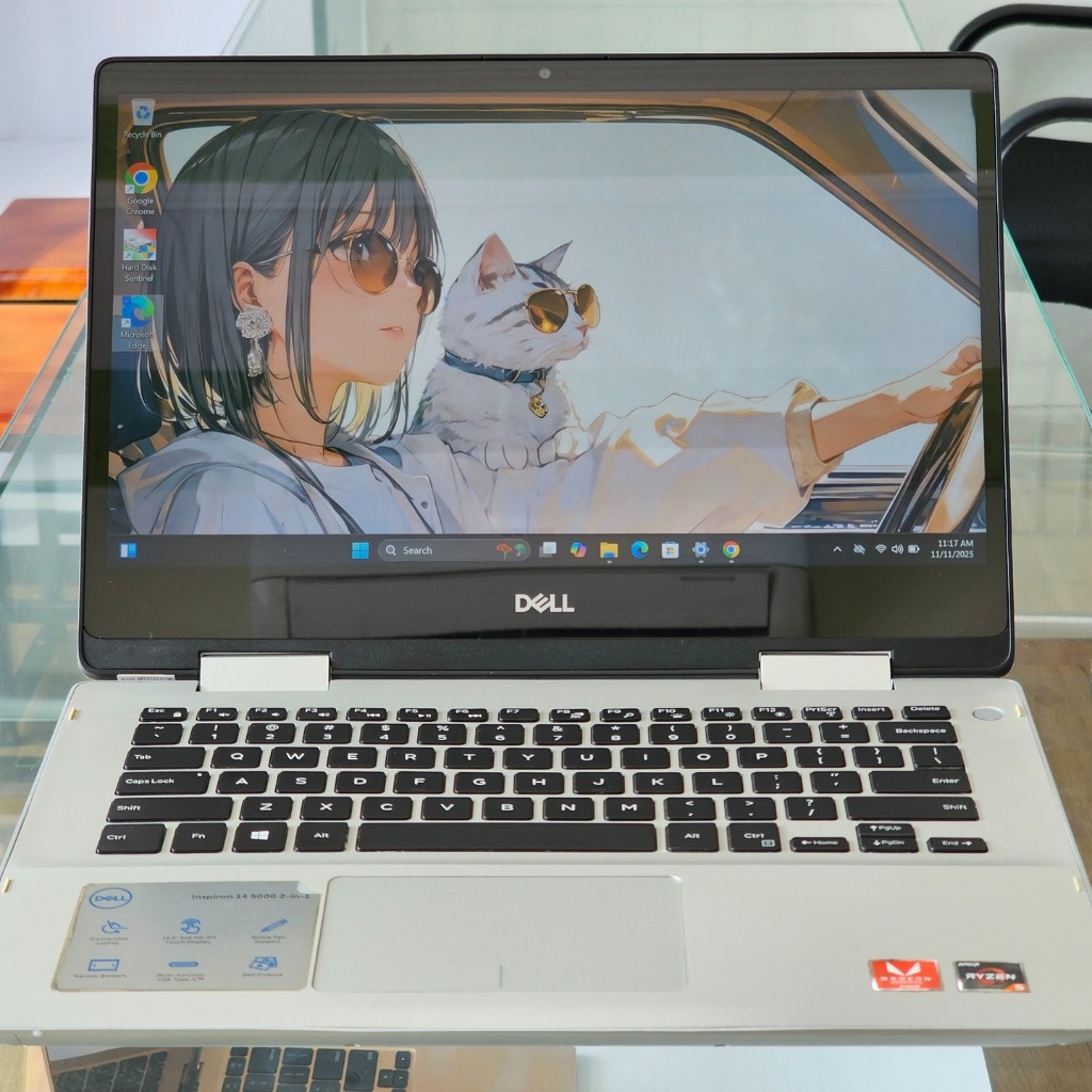 Dell Inspiron 14 5000 2 in 1 Laptop AMD Ryzen 5 3500U Ram 12 GB SSD 256 GB AMD Radeon Graphic 8 Vram