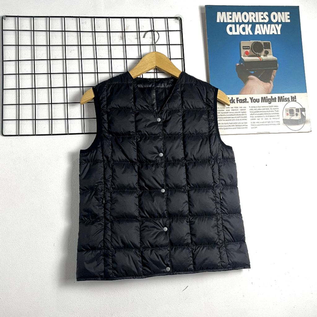 VEST BULANG TAION SIZE (XS) ORIGINAL, VEST GELEMBUNG, ROMPI GELEMBUNG, VEST BULU ANGSA