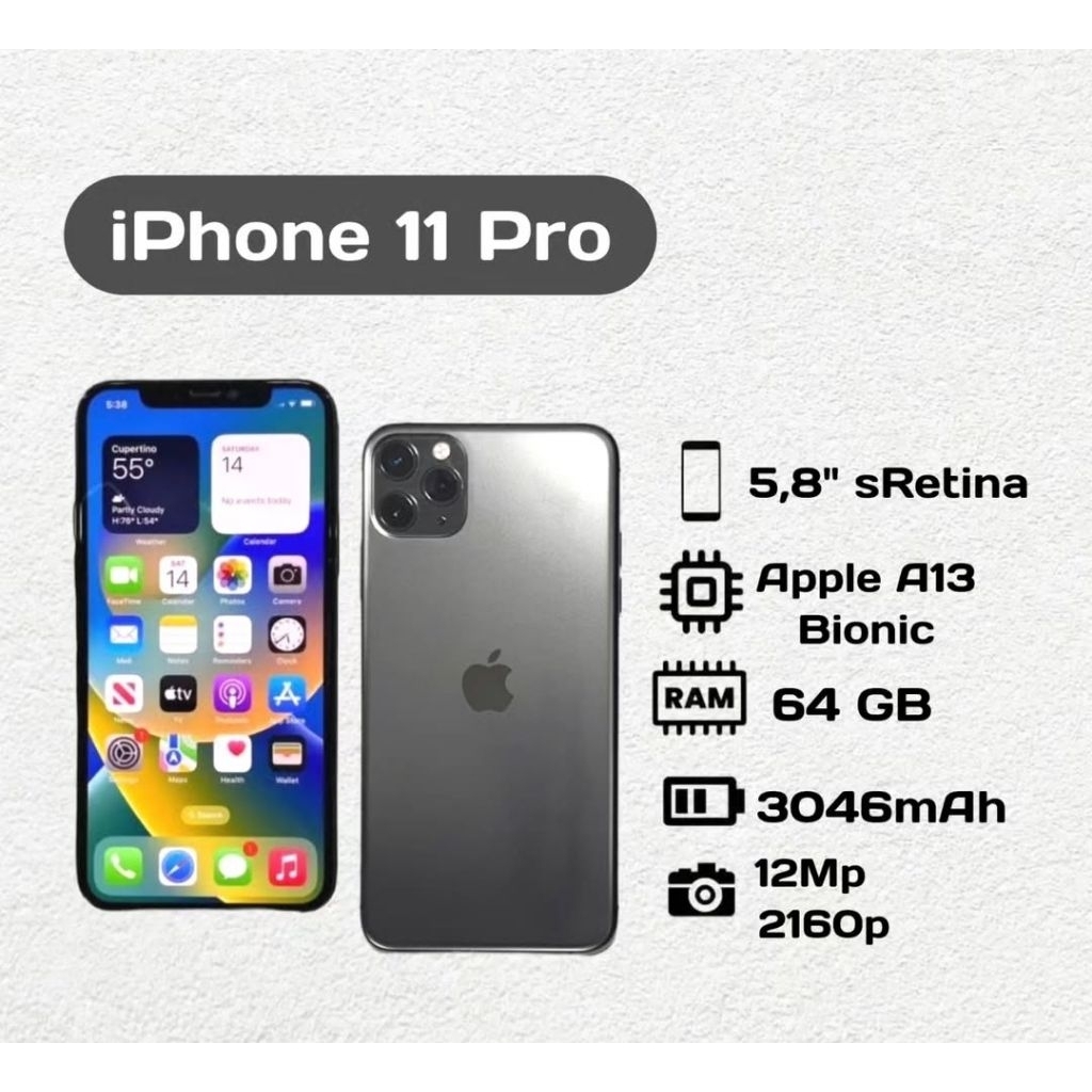 Apple iPhone 11 Pro 64 GB inter wifi only