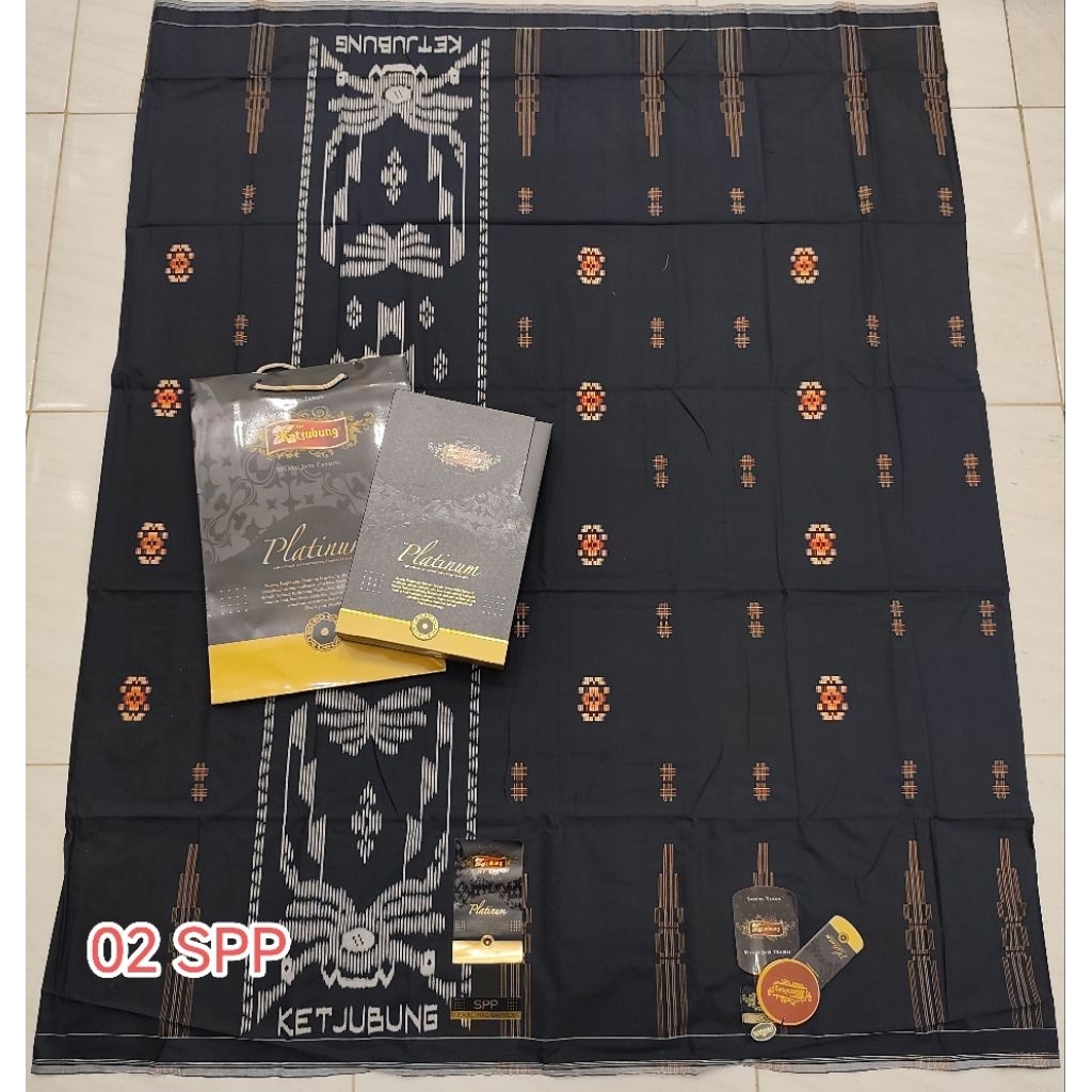 KETJUBUNG PLATINUM SPP SONGKET PANCINGAN POLOS