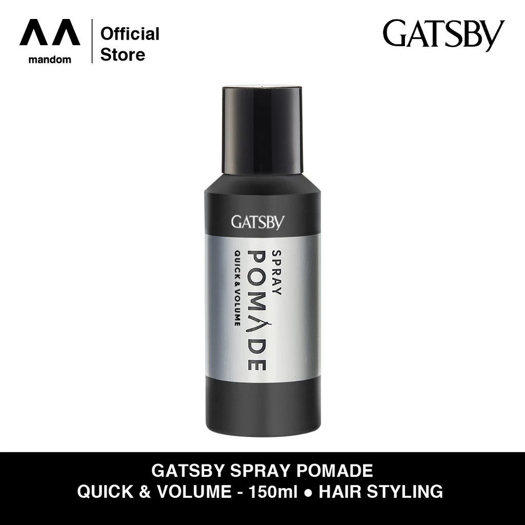 GATSBY Spray Pomade Quick & Volume | Hair Styling Spray | Minyak Rambut Pria
