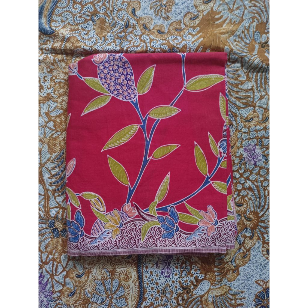 Kain Sarung Batik Pink Preloved