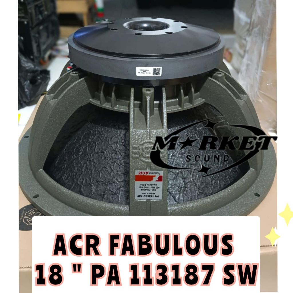 Speaker ACR Fabulous 18 inch Subwoofer 18" PA 113187 SW FAB Subwoofer Original