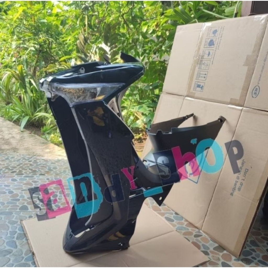 Full body depan Cover bodi depan dek depan honda supra x 125 lama D supra x 125 new batman 2008 2009