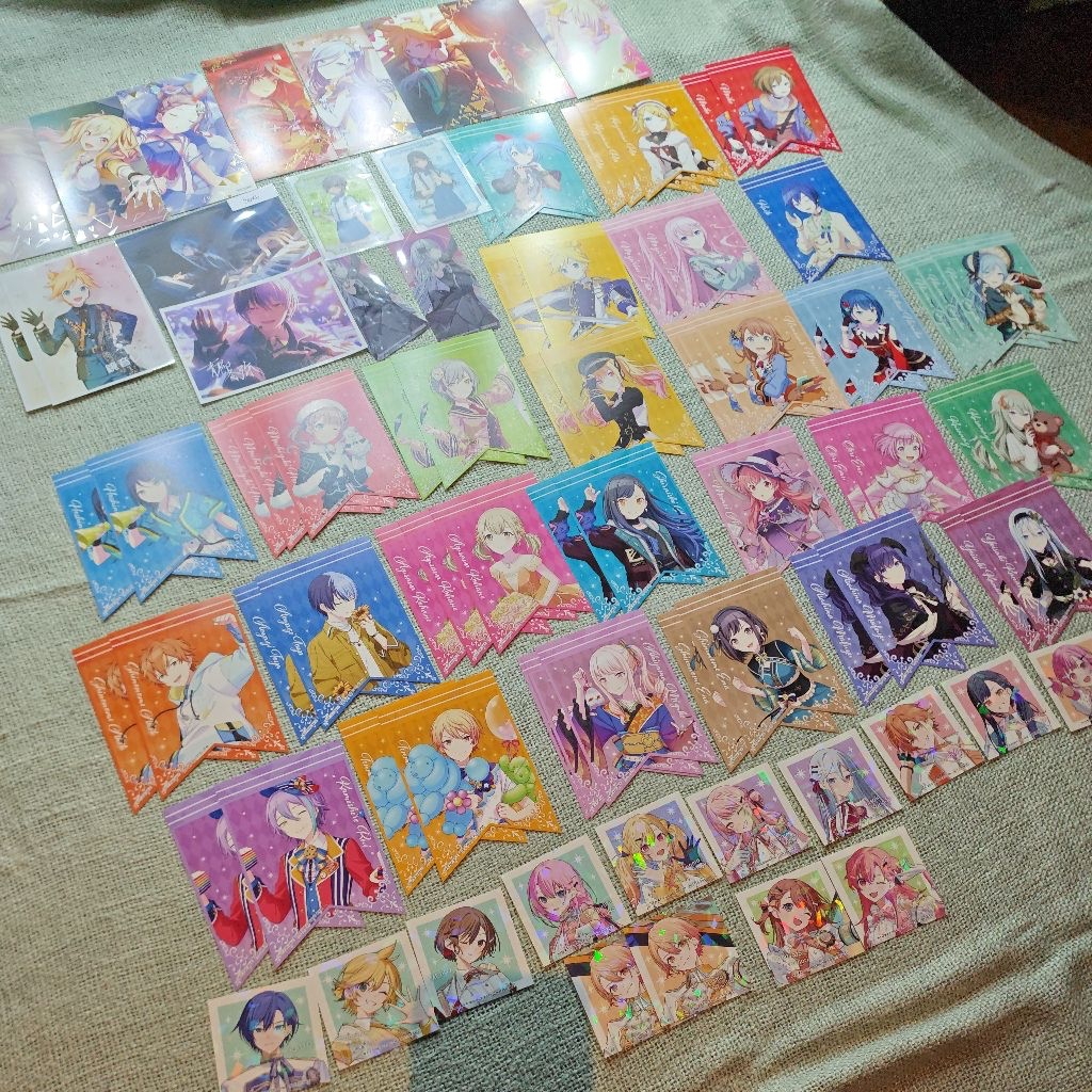 Project Sekai Clear Bookmark Benefit Animate ePick Card Photocard Thanksgiving Mafuyu Kanade Ena Miz