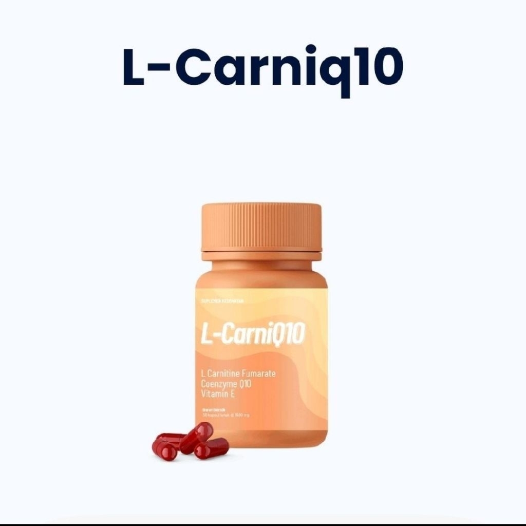 LcarniQ10 lcarnitin COQ10 vitamin E suplemen jantung sIimming antioksidan