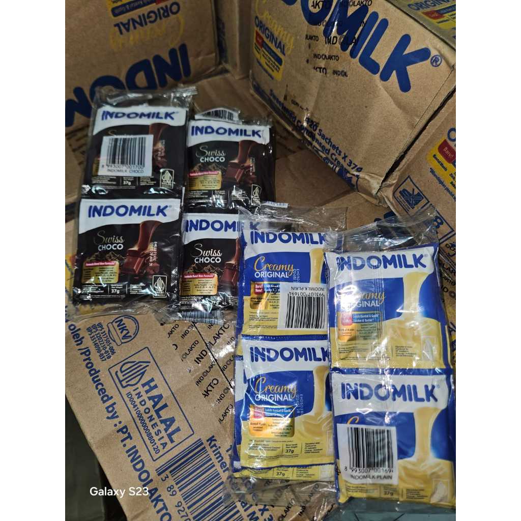 Susu kental manis indomilk kemasan sachet renceng 1dus