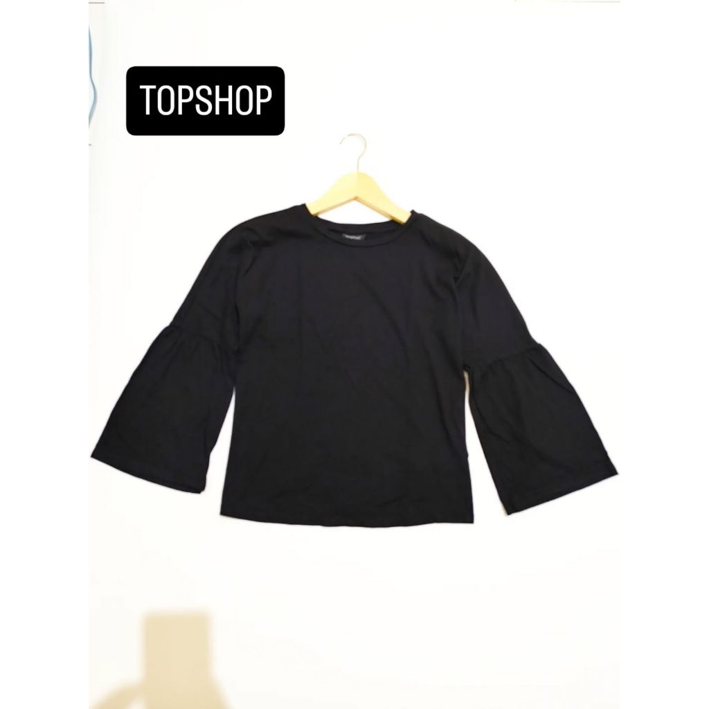 kaos hitam TOPSHOP