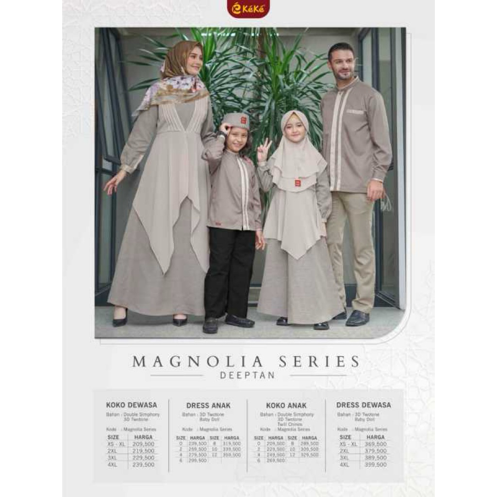 gamis Keke magnolia deeptan sz XXL