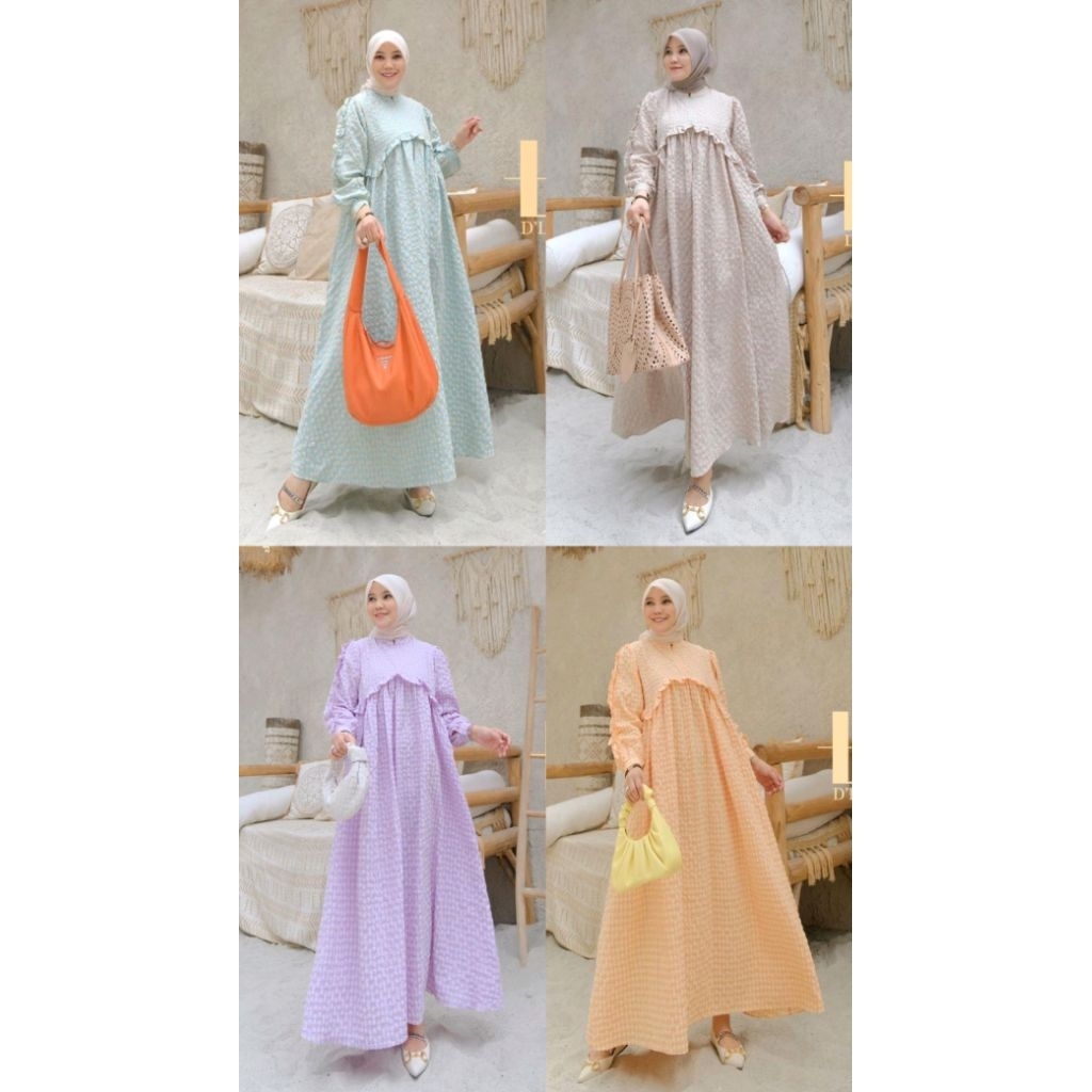 OLLA MIDI DRESS ORI BY DLOVERA