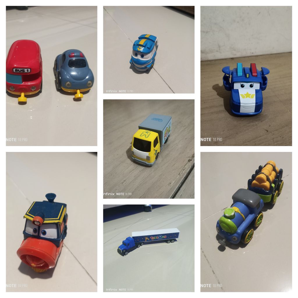 Mobil Elc Magnit, Robo Train, Pororo.