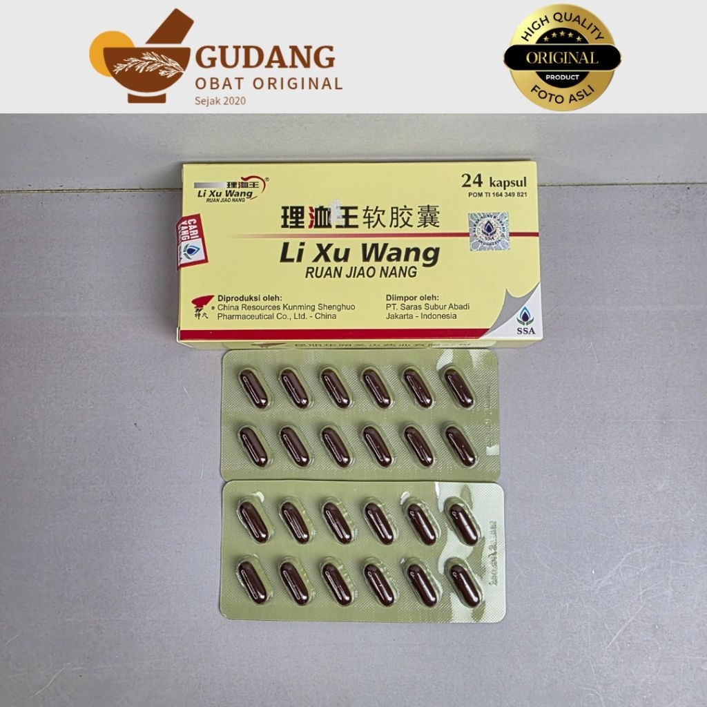 Li Xu Wang Ruan Jiao Nang - Obat Pelancar Darah dan Mencegah Stroke