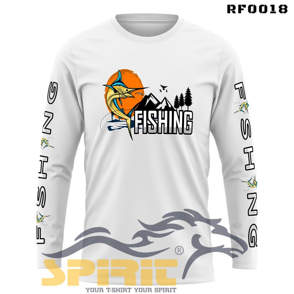 Kaos Mancing Lengan Panjang Pria – Kaos Fishing Outdoor Adem & Keren | Cotton Combat Premium