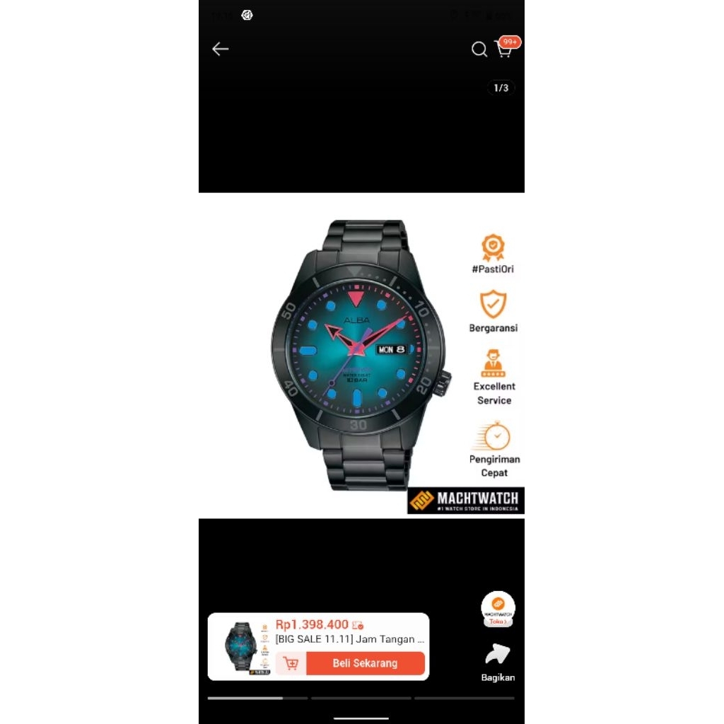 jam tangan pria preloved | jam tangan alba Al4175 bekas original