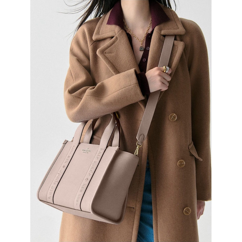 Kate Spade kip small tote leather cozy gray bag