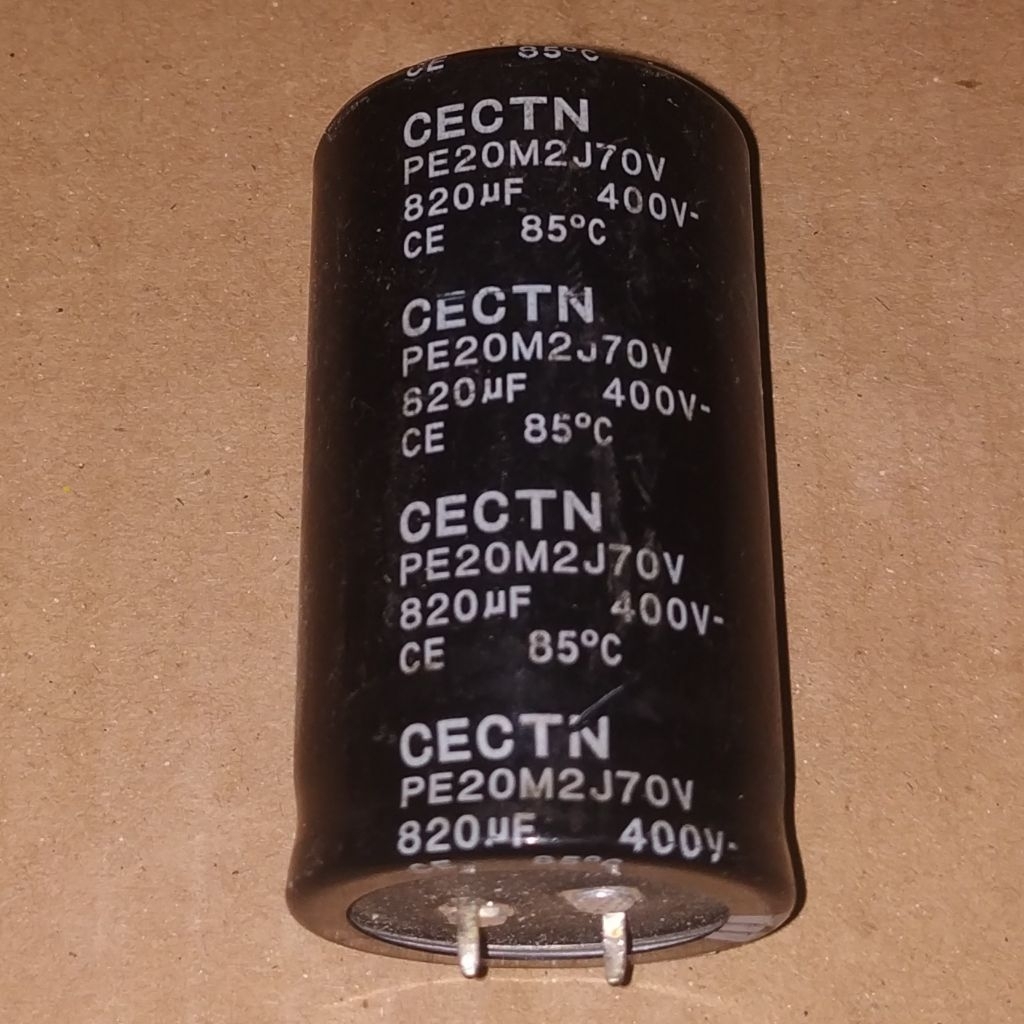 C Elko Elco 820uF 400V 820 uF 400 V